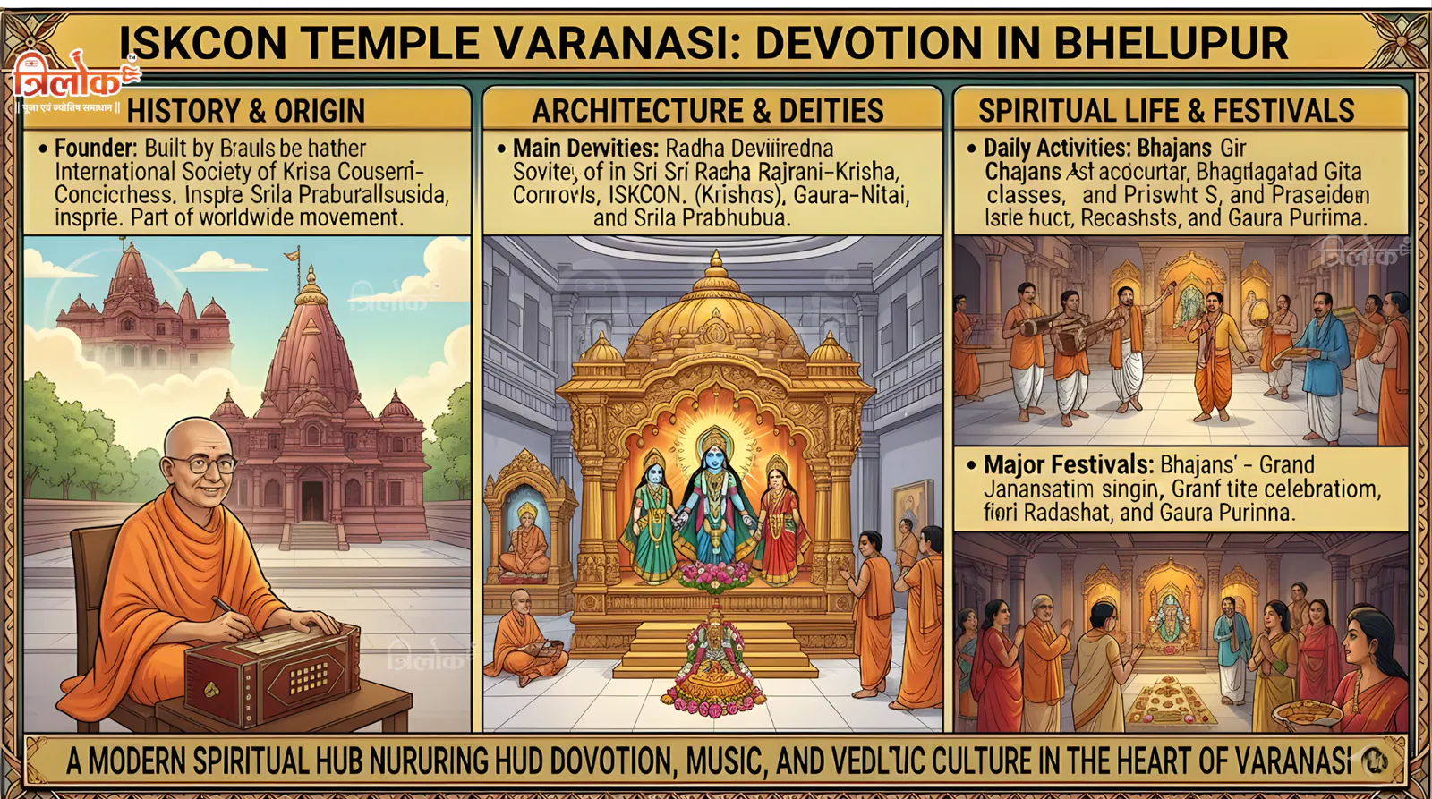 ISKCON Temple Varanasi: Devotion in Bhelupur